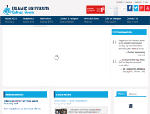 Tablet Screenshot of iug.edu.gh